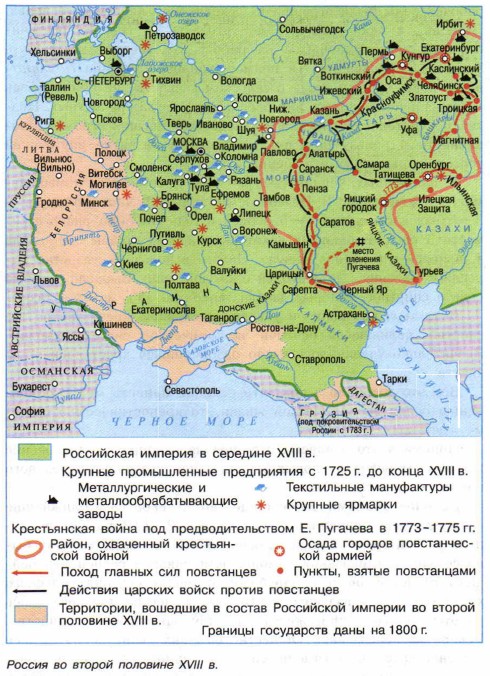 Реферат: Социально-экономическое развитие России в 60-90-е гг. XVIII в. Внутренняя политика Екатерины II